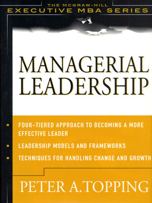 cover image of Managerial Leadership